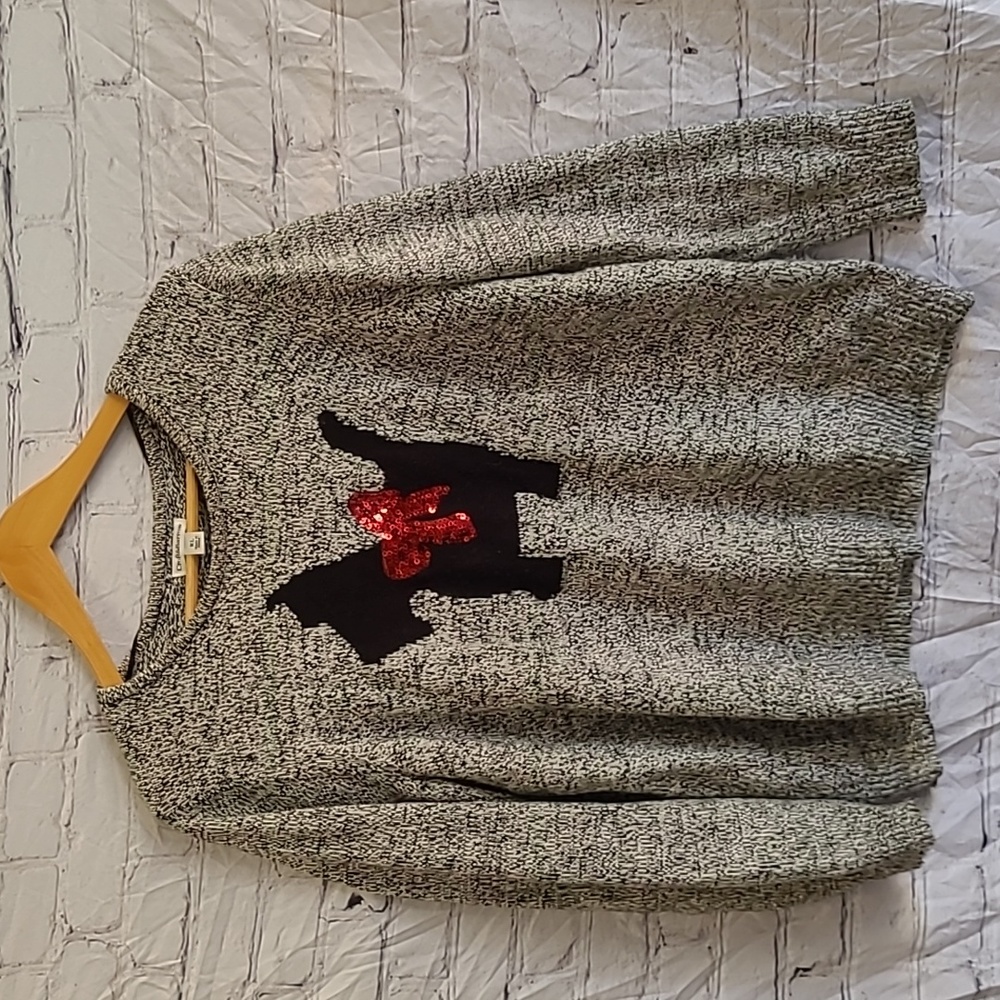 EUC Croft & Barrow Scotty Dog Sweater - XL